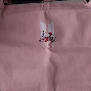 Pink BTS Tote Bag